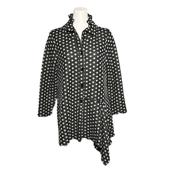 Moonlight by Y&S Fashion Size Small Top Tunic Artsy Wired Collar Boho Lagenlook - Picture 2 of 6